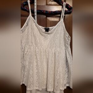 Cream Lace Tank Torrid